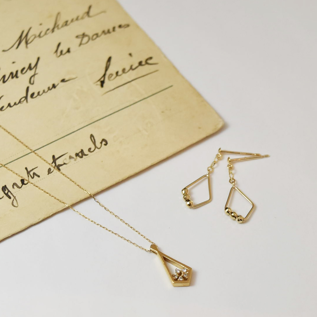 プチネックレス＆ピアス